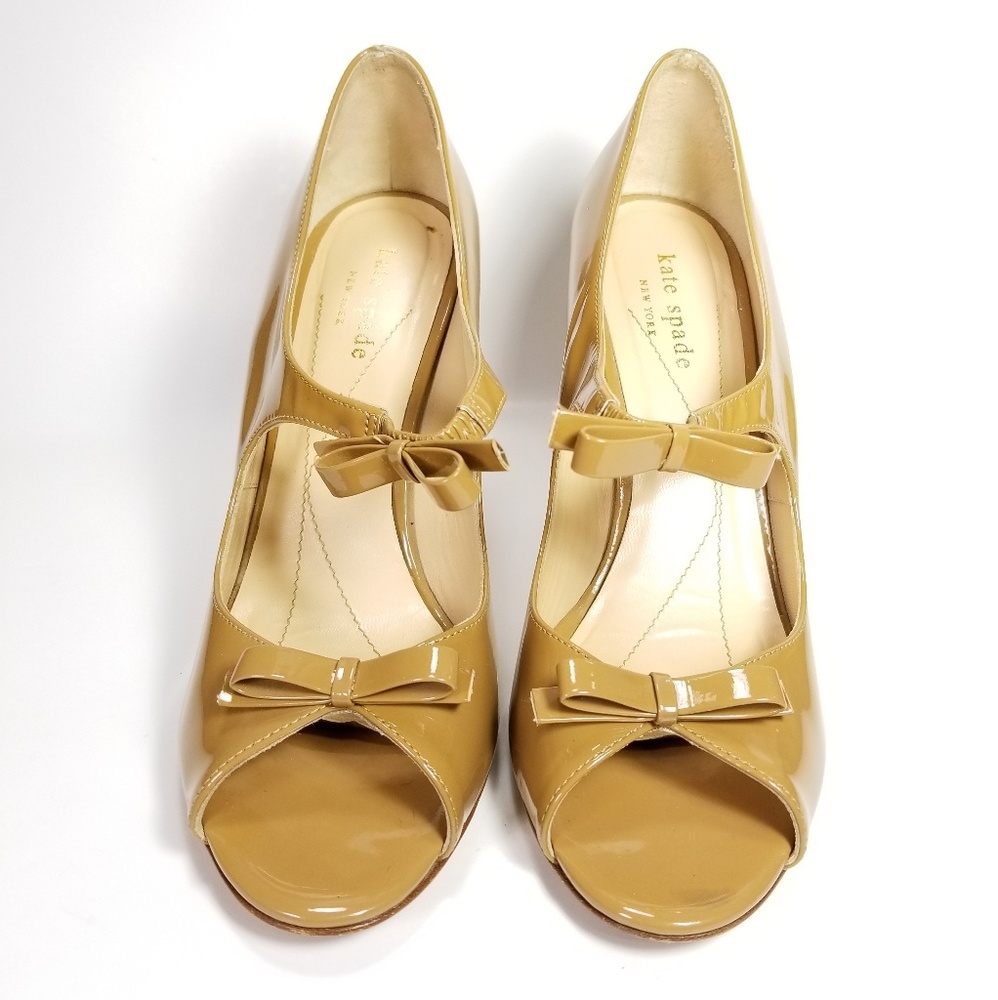 Kate Spade "Cammie " Peep-Toe Heels